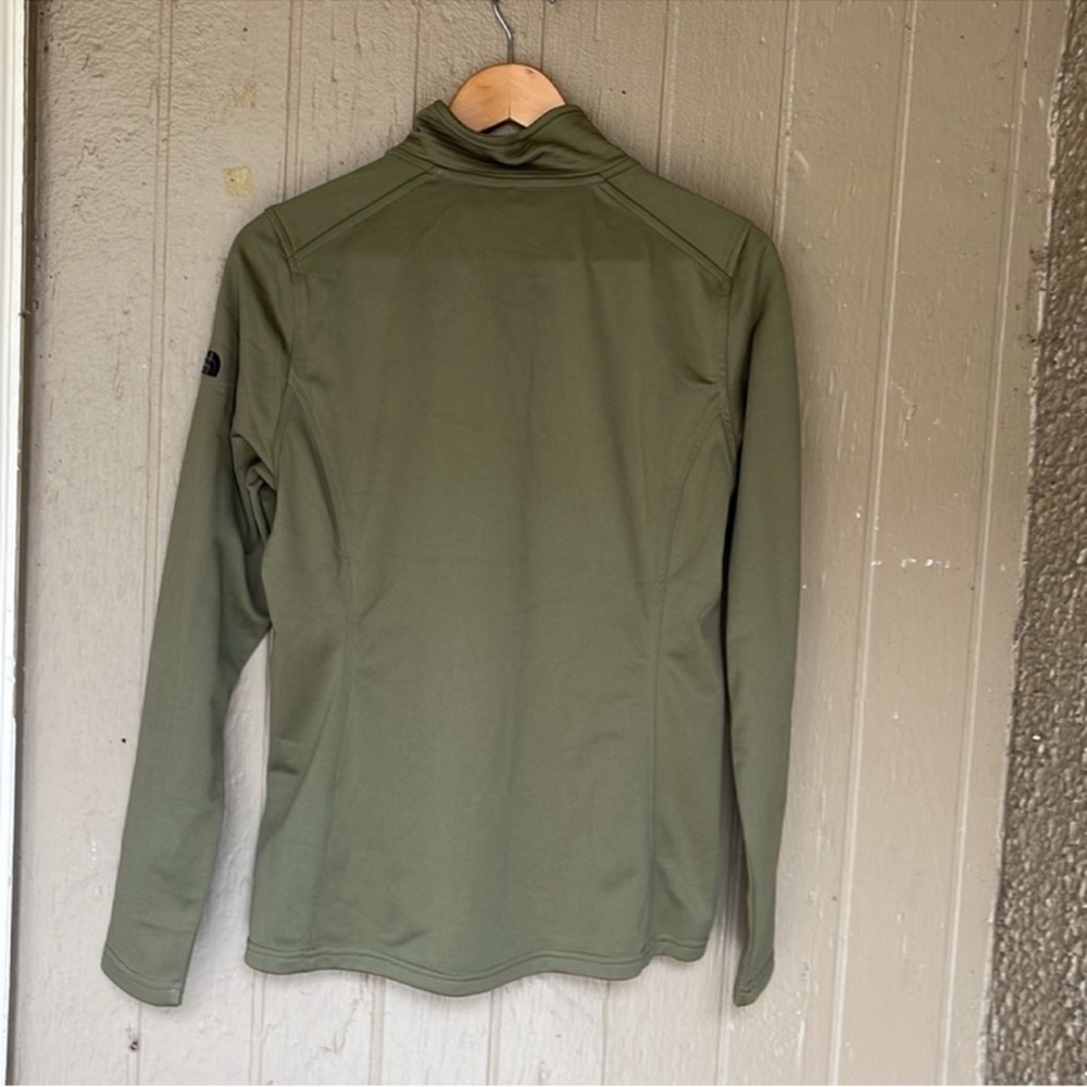 The North Face tech Olive Green Women's Quarter-Zip Top - Picture 5 of 14